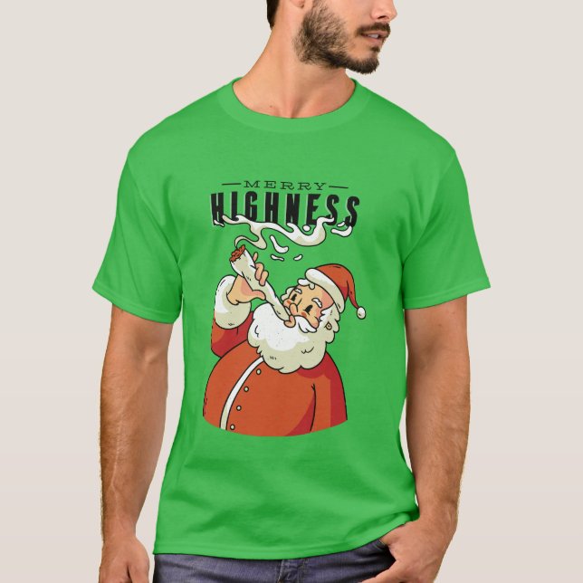 Merry Highness Santa T-Shirt (Vorderseite)