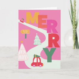 Merry Holiday Card Feiertagskarte