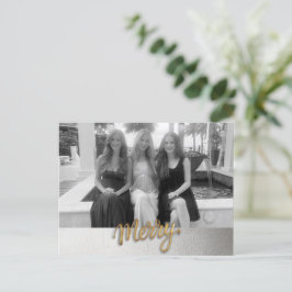 Merry Holiday Postcard Feiertagspostkarte