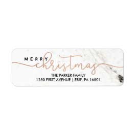 Merry in Marble | Weihnachtstypografie