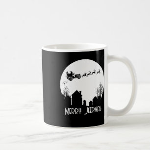 Merry Jeepmas Weihnachtsmann Reindeer Funny Pajam Kaffeetasse