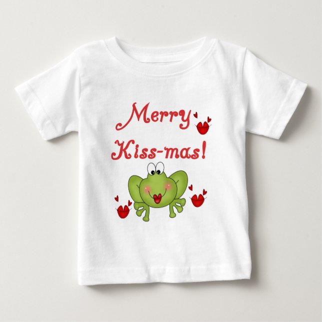 Merry Kiss-Mas Tshirts und Geschenke (Vorderseite)