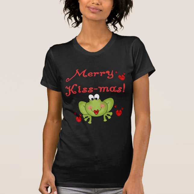 Merry Kiss-Mas Tshirts und Geschenke (Vorderseite)
