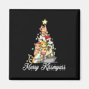 Merry Kissmy Fun Christmas Lights Magnet