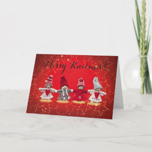 Merry Knitmas Karte
