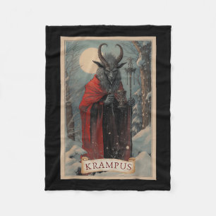 Merry Krampus Horror Weihnachten Ugly Sweater Evil Fleecedecke