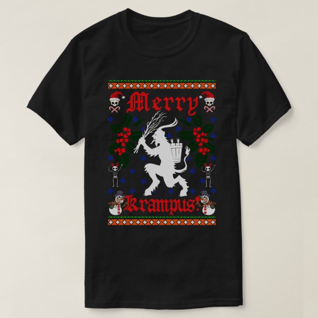 Merry Krampus T-Shirt (Design vorne)