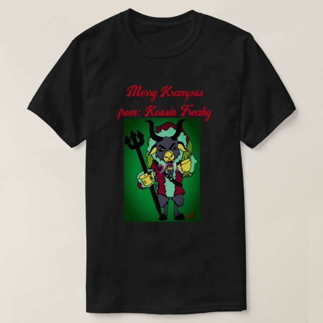 Merry Krampus T-Shirt (Design vorne)