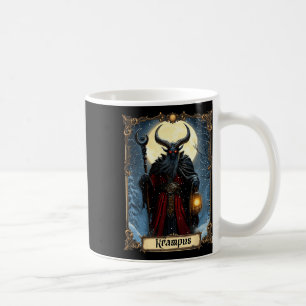 Merry Krampus Tarot Card Weihnachts-Horror Ugly Sw Kaffeetasse