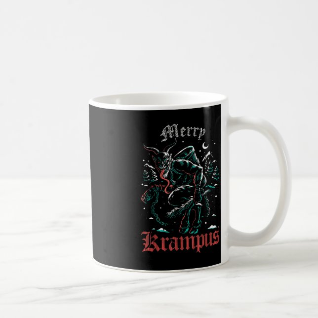 Merry Krampus Weihnachts Weihnachts-Horror Ugly Ev Kaffeetasse (Rechts)