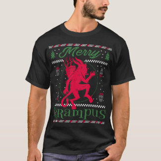 Merry Krampus Weihnachts Weihnachts-Horror Ugly Sw T-Shirt