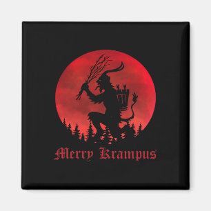 Merry Krampus Weihnachts Xmas Horror Ugly Sweater Magnet