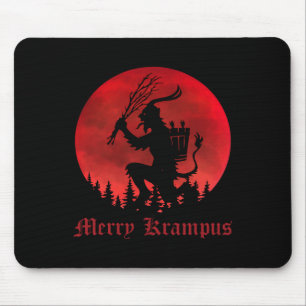 Merry Krampus Weihnachts Xmas Horror Ugly Sweater Mousepad