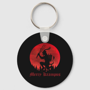 Merry Krampus Weihnachts Xmas Horror Ugly Sweater Schlüsselanhänger