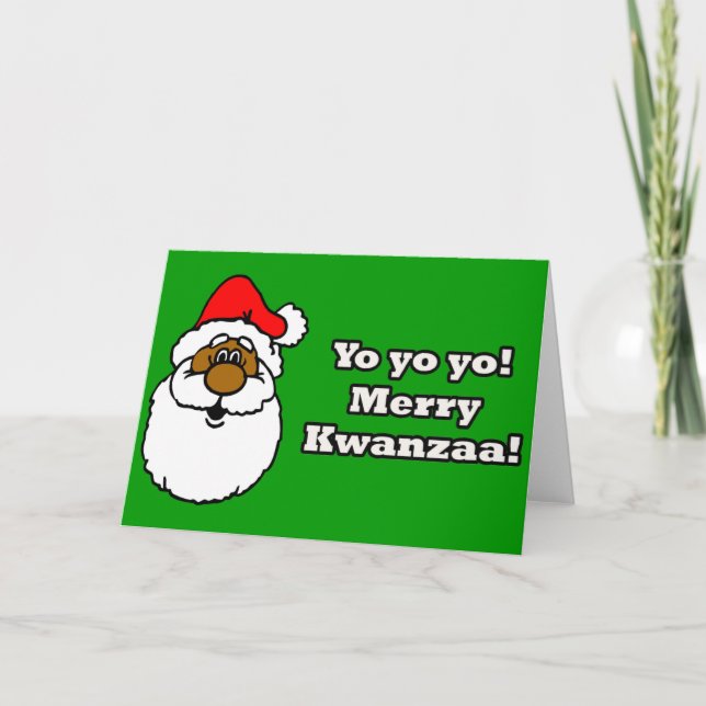 Merry Kwanzaa! Feiertagskarte (Vorderseite)