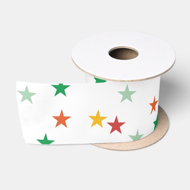 MERRY LIEBE JOY | FARBENE WEIHNACHTSMITTEL SATINBAND (Spule)