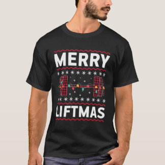 Merry Liftmas Gym Equipt Ugly T-Shirt