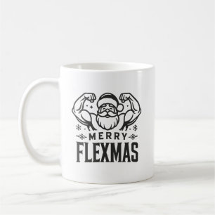 Merry Liftmas Weihnachtsgymnastik Design Kaffeetasse