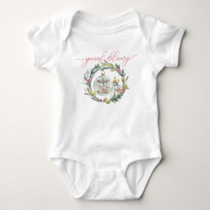 Merry Little Baby Dusche "Special Delivery" Strampler