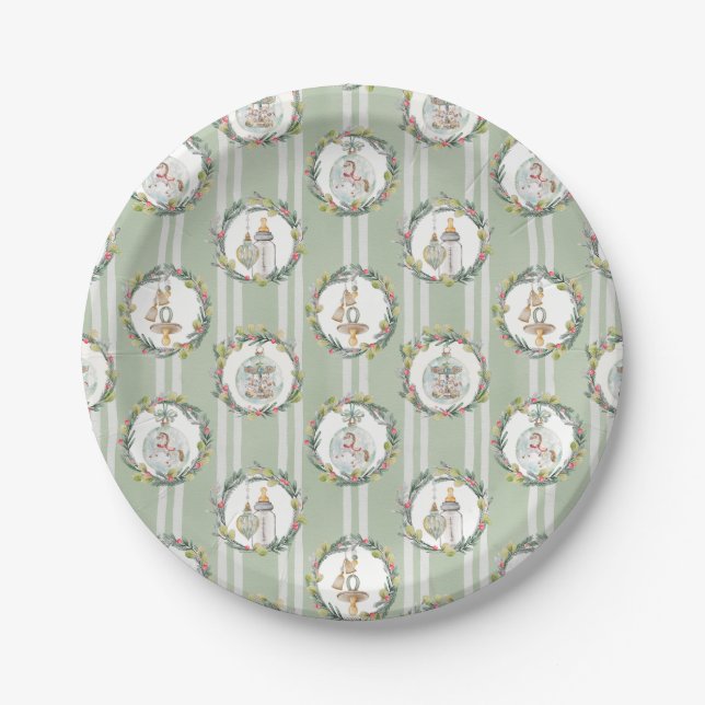 Merry Little Baby Duwer Dessert Teller - Muster (Vorderseite)