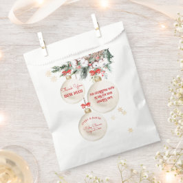 Merry Little Baby Shower Moderne Weihnachten Geschenktütchen