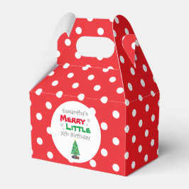 Merry Little Birthday Geschenkschachtel