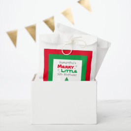 Merry Little Birthday Geschenktütchen