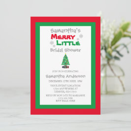 Merry Little Brautparty Einladung
