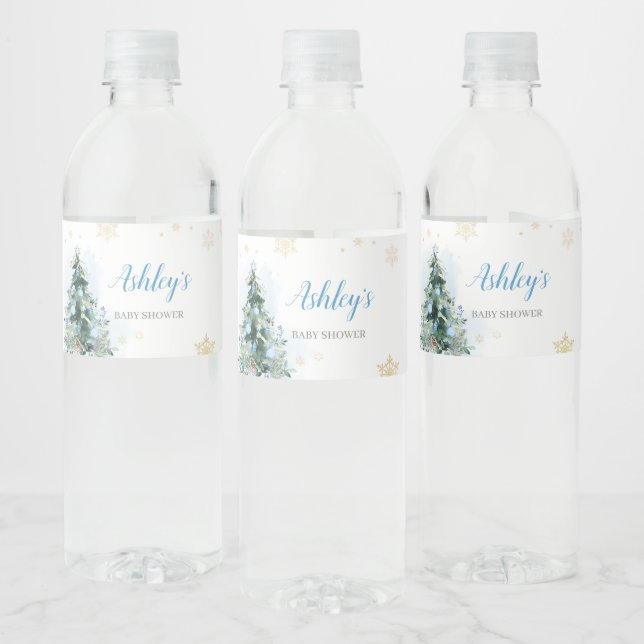 Merry Little Bundle of Joy Baby Shower (Flaschen)