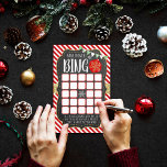 Merry Little Christmas Baby Shower Bingo Spiel<br><div class="desc">Diese Bingokarten sind perfekt für jeden, der dieses Weihnachtsfest ein Baby duscht. Fügen Sie einfach diese Bingokarten hinzu, wenn Sie Ihre passenden Babydusche-Einladungen schicken, können Ihre Gäste dann jedes Quadrat mit jedem Geschenk ausfüllen, das sie für das Baby an der Dusche halten, fünf in irgendeine Richtung gewinnt einen Preis! Matching-Elemente...</div>