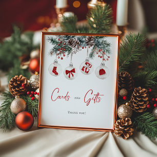 Merry Little Christmas Baby Shower Cards und Gesch Poster