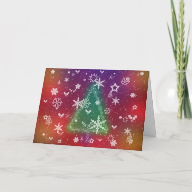 Merry Little Christmas Card Karte (Vorderseite)