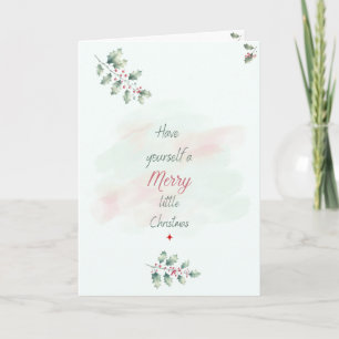 Merry Little Christmas Card Karte