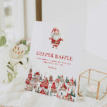 Merry Little Christmas Diaper Raffle Sockelschild<br><div class="desc">Machen Sie sich mit diesem kleinen Weihnachts-Windeln Raffle Pedestal Sign für einen Feierspass fertig. Eine spielerische Möglichkeit,  Gäste zur Teilnahme an der Tombola einzuladen und Ihr Kleines im festlichen Stil zu feiern! Laden Sie die Kollektion in unserem Shop Cava Party Design.</div>