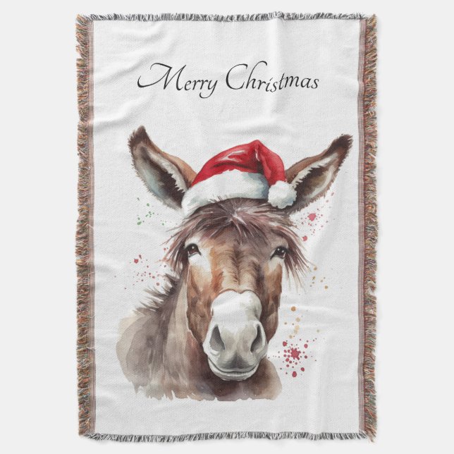Merry Little Christmas Donkey, Brauch Decke (Vorderseite Vertikal)
