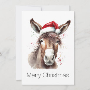 Merry Little Christmas Donkey, Brauch Feiertagskarte