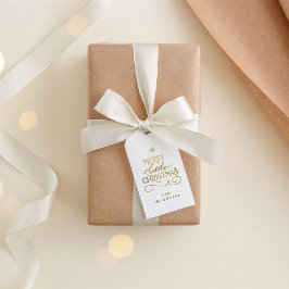 Merry Little Christmas Geschenkanhänger