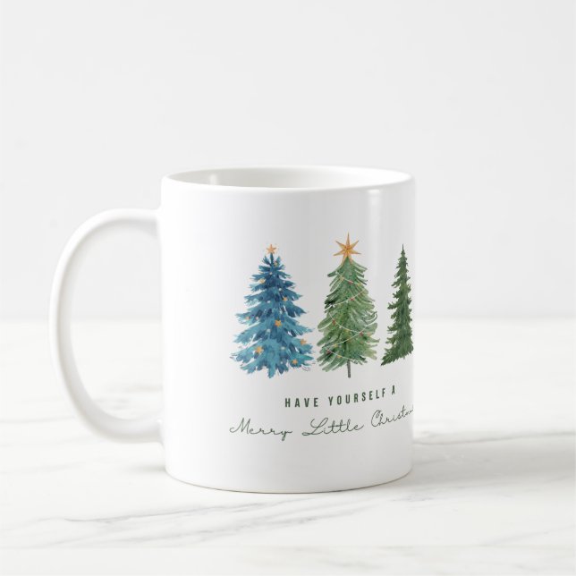 Merry Little Christmas Mug (Gauche)