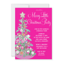 Merry Little Christmas Party Einladung