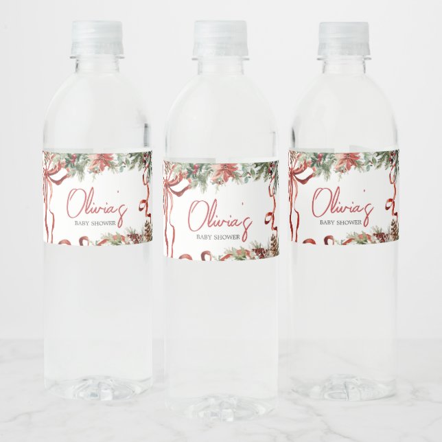 Merry Little Christmas Santa Baby Dusche (Flaschen)