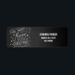 Merry Little Christmas Script Chalkboard Holiday<br><div class="desc">Merry Little Christmas Script Chalkboard Holiday</div>