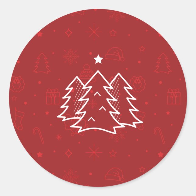 MERRY LITTLE CHRISTMAS / Stickers (Vorderseite)