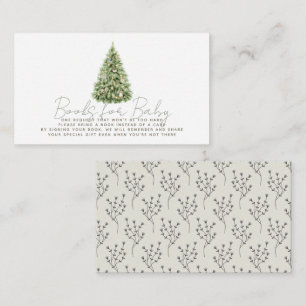 Merry Little Christmas Tree Babybuchanfrage Begleitkarte