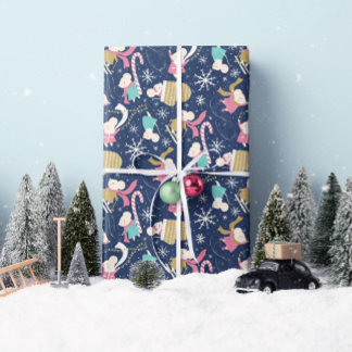 Merry Little Mäuse - Weihnachts- Wrapping Paper Ro Geschenkpapier