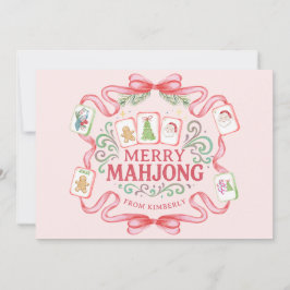Merry Mahjong | Christmas Feiertagskarte