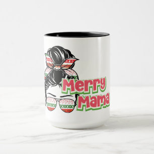 Merry Mama Christmas Tasse