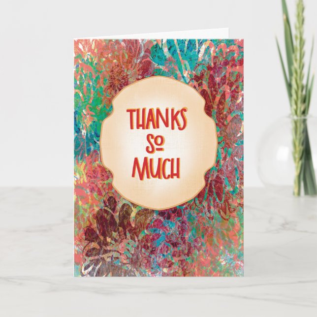 Merry Marigold - Merci Beaucoup Carte De Voeux (Devant)