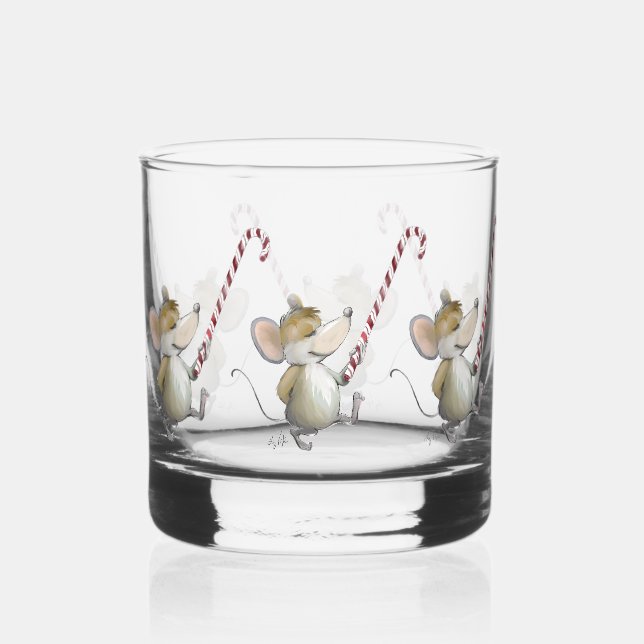 Merry Maus Moe Whiskyglas (Vorderseite)