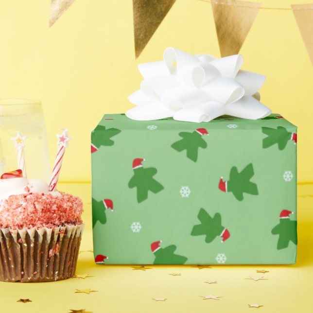 Merry Meeple Kleinere Bilder Geschenkpapier (Geburtstagsparty)