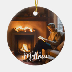 Merry & Mellow, humorvoll, liebevoll Weihnachts- u Keramik Ornament
